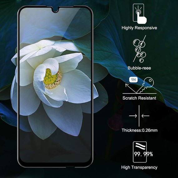 Huawei P40 Lite CaseUp Tam Kapatan Ekran Koruyucu Siyah 5
